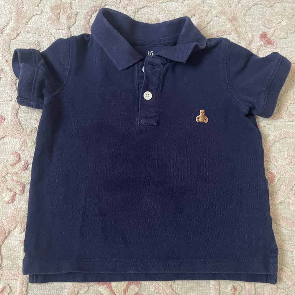 Gap short sleeve polo navy blue